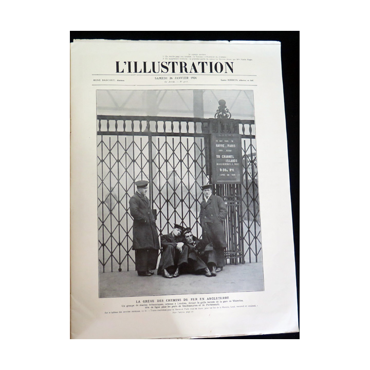 L'illustration n° 4221 82° Année 26 Janvier 1924 Tableau d'Honneur du Dixmude et plein d'autres articles