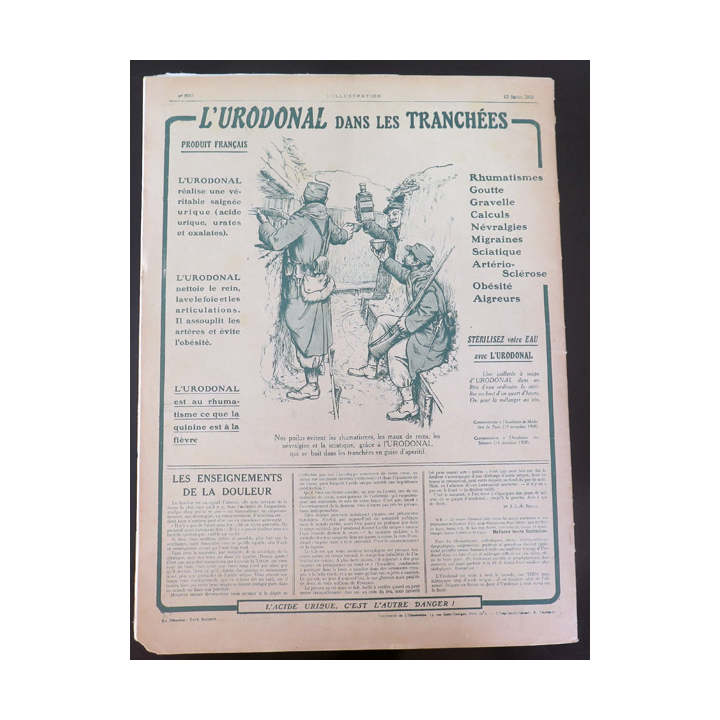 L'illustration n° 3763 73° Année 17 Août 1915 Les Grandes Heures et plein d'autres articles