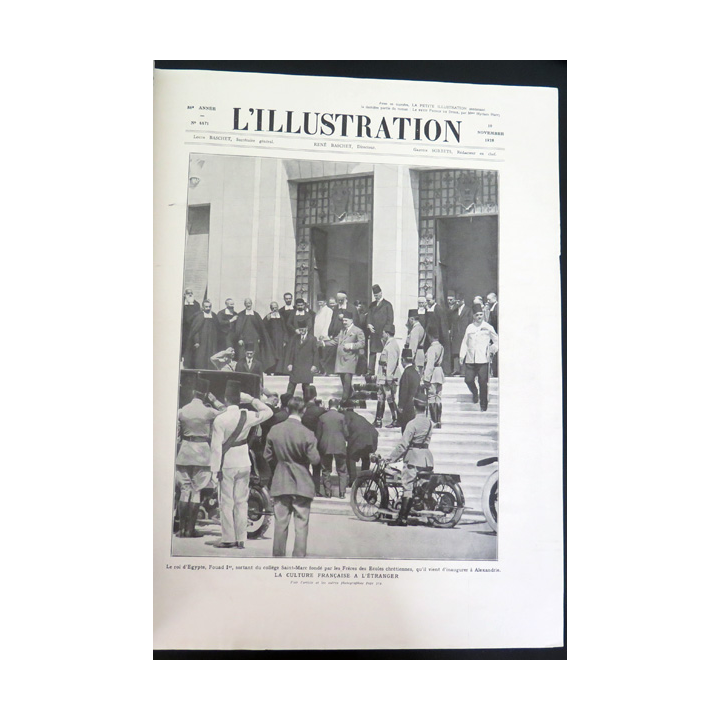 L'illustration n° 4471 86° Année 10 Novembre 1928 L'aveugle et le paralytique et plein d'autres articles