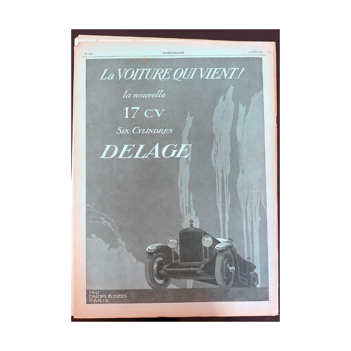 L'illustration n° 4397 85° Année 11 Juin 1927 Jeunesse romantique et plein d'autres articles