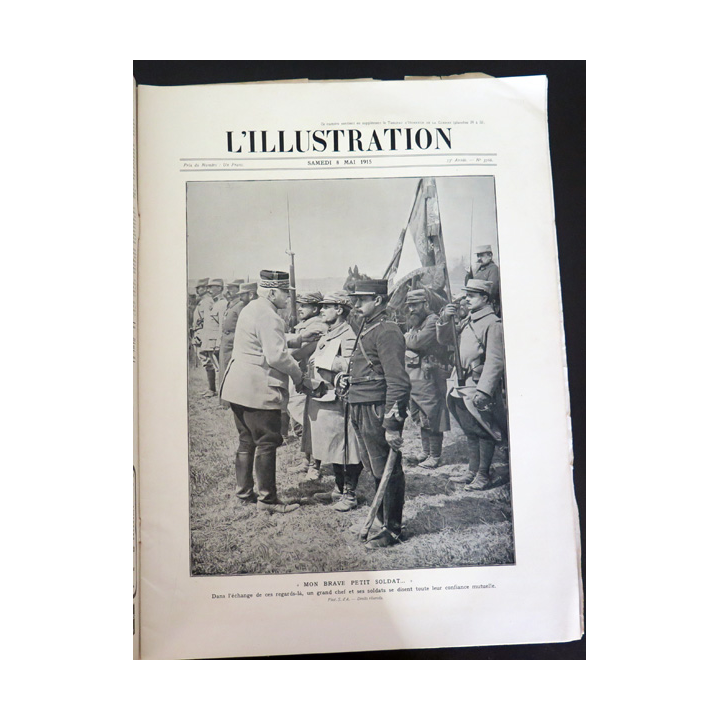 L'illustration n° 3766 73° Année 8 Mai 1915 Les Grandes heures et plein d'autres articles