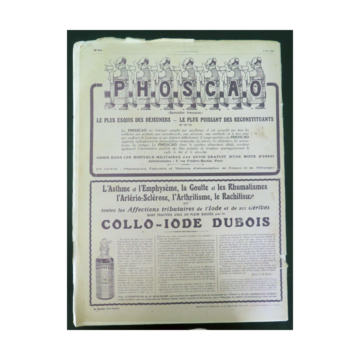 L'illustration n° 3766 73° Année 8 Mai 1915 Les Grandes heures et plein d'autres articles
