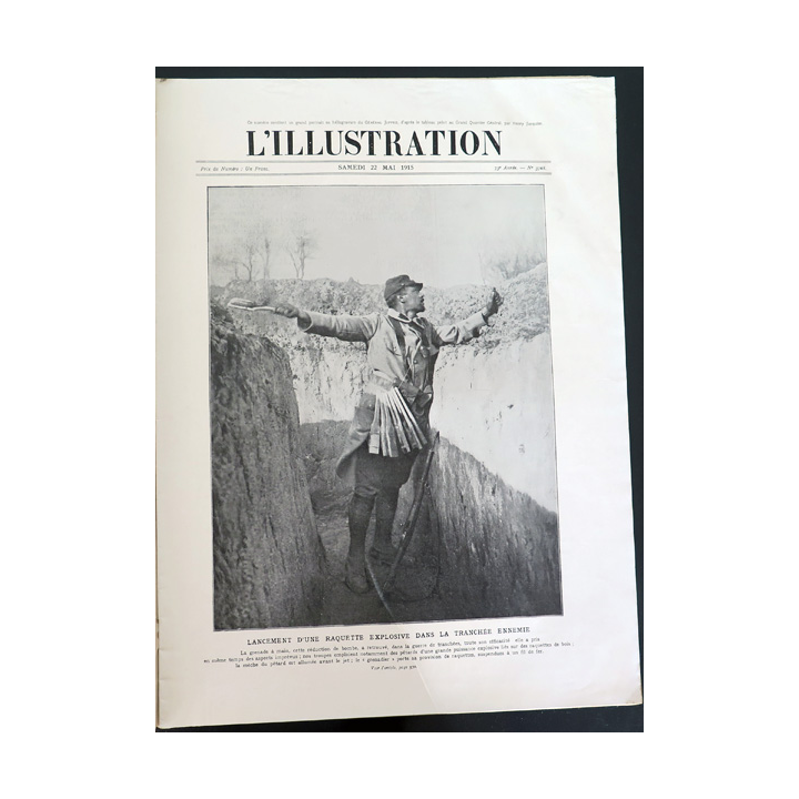 L'illustration n° 3768 73° Année 22 Mai 1915 Les Grandes heures et plein d'autres articles