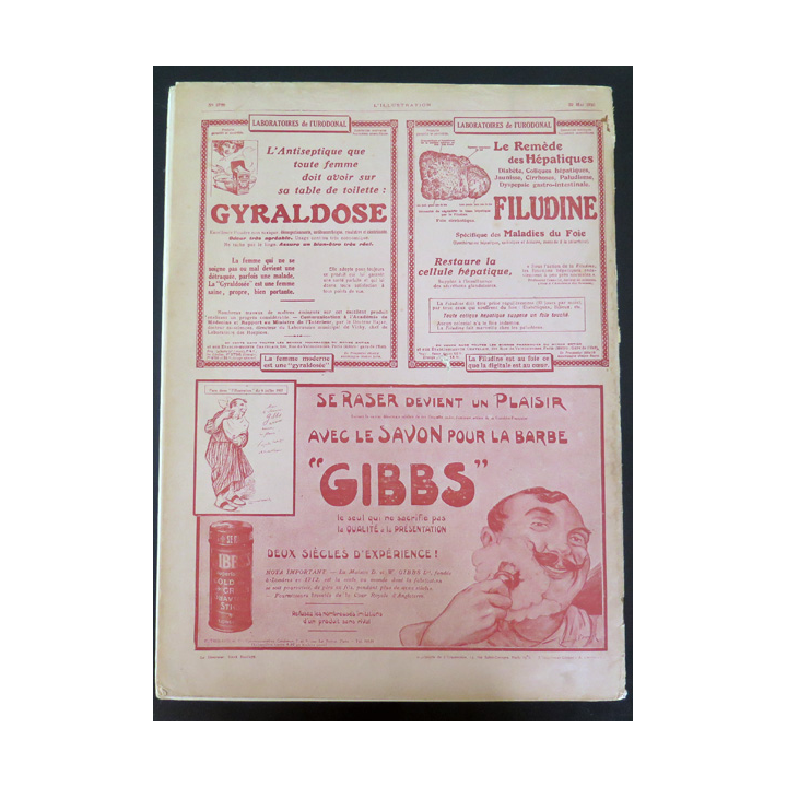 L'illustration n° 3768 73° Année 22 Mai 1915 Les Grandes heures et plein d'autres articles