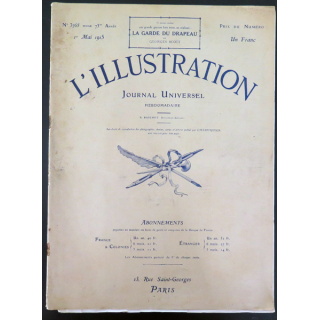 L'illustration n° 3765 73° Année 1° Mai 1915 Les Grandes heures et plein d'autres articles