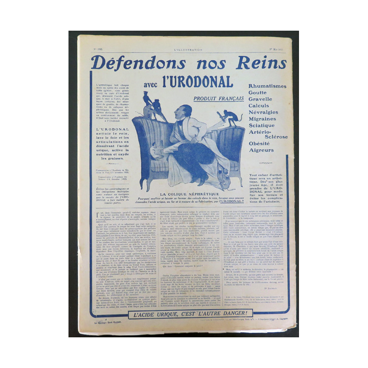 L'illustration n° 3765 73° Année 1° Mai 1915 Les Grandes heures et plein d'autres articles
