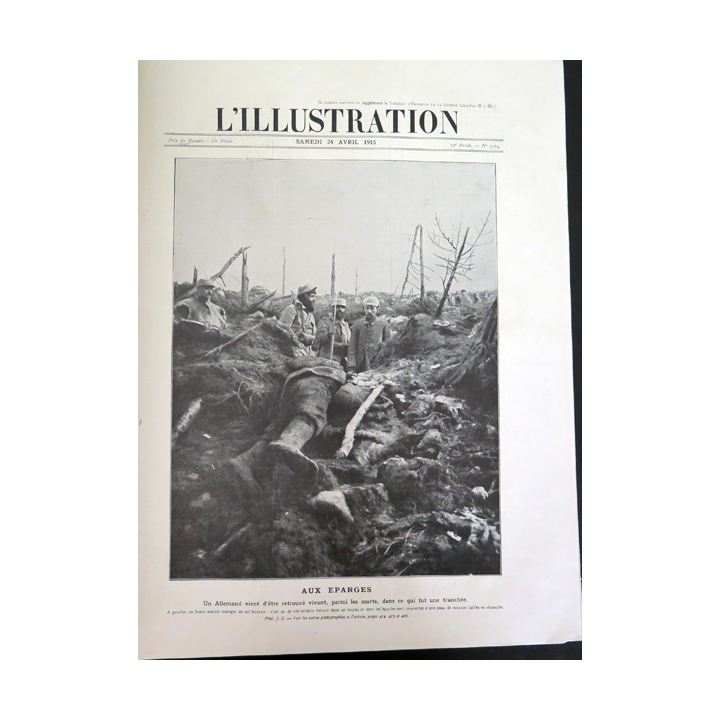 L'illustration n° 3764 73° Année 24 Avril 1915 Les Grandes heures et plein d'autres articles