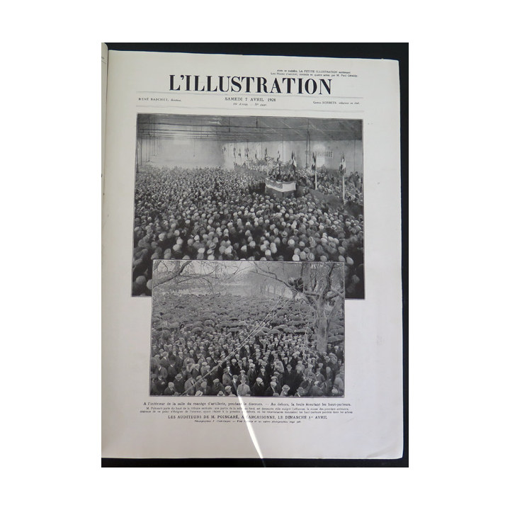 L'illustration n° 4440 86° Année 7 Avril 1928 Renflouement du sous-marin S4 US et plein d'autres articles