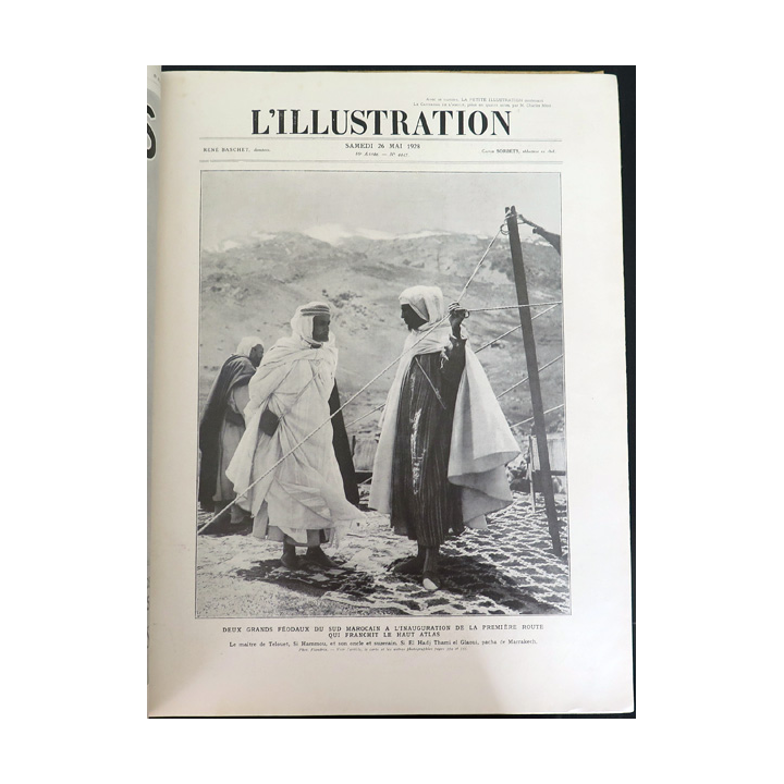 L'illustration n° 4447 86° Année 26 Mai 1928 Deux grands féodaux du Sud Marocain et plein d'autres articles