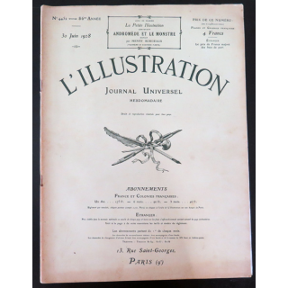 L'illustration n° 4452 86° Année 30 Juin 1928 Les drames de l'Océan arctique  et plein d'autres articles