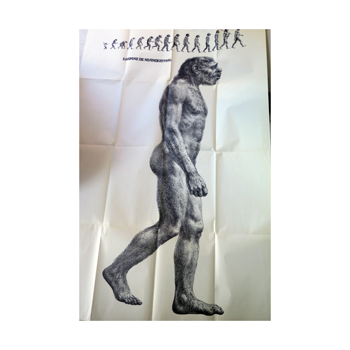 Poster de Time Life l'Homme de Néanderthal 157 x 103 cm