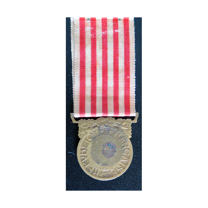 FRANCE : médaille commémorative de la Grande guerre 1914-1918