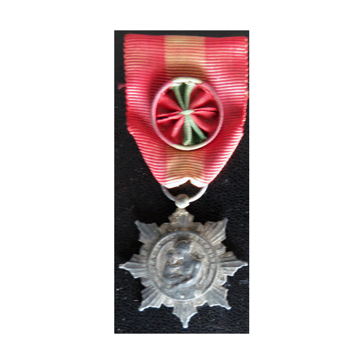 médaille de la famille française la Patrie reconnaissante grade argent