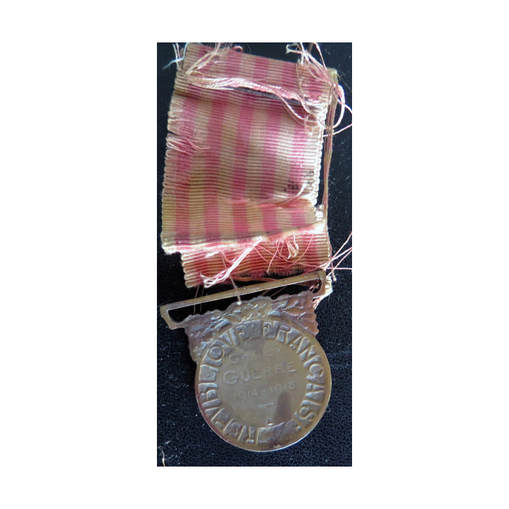 FRANCE : médaille commémorative de la Grande guerre 1914-1918