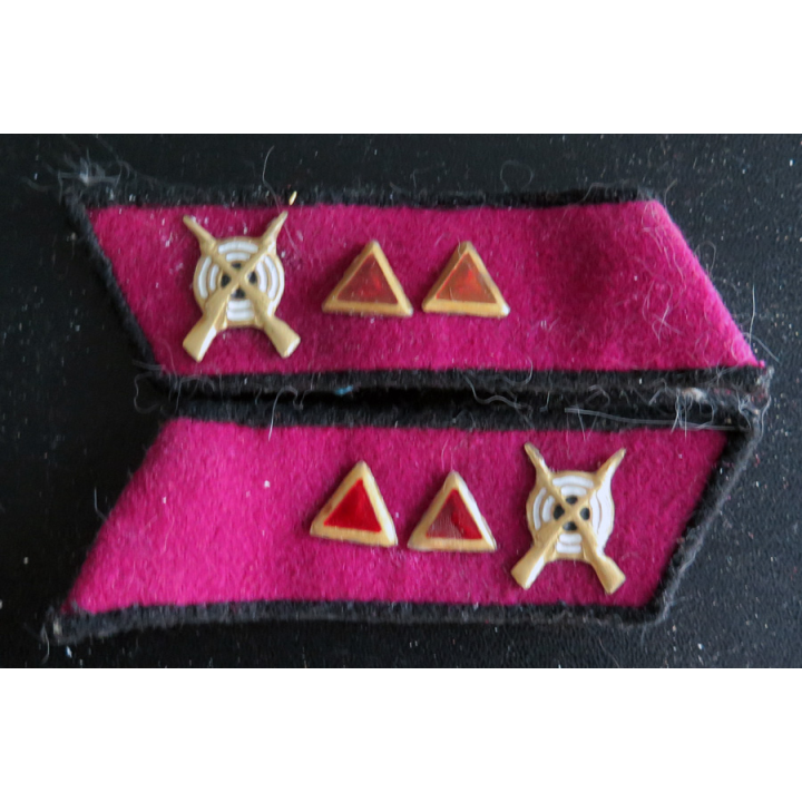 URSS : paire d'épaulette de sergent de l'infanterie de l'armée rouge (copies)