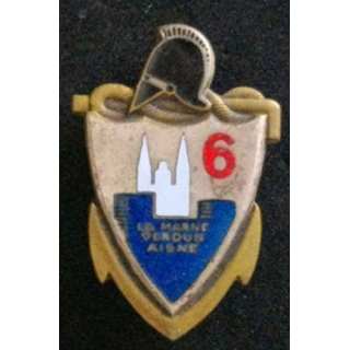 6° RG : 6° RÉGIMENT DU GÉNIE (ATTACHE SOUDÉE)
