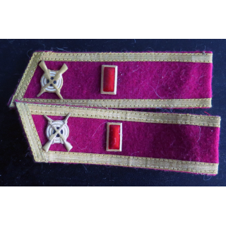 RUSSIE : paire d'épaulette de capitaine de l'artillerie des troupes du NKVD
