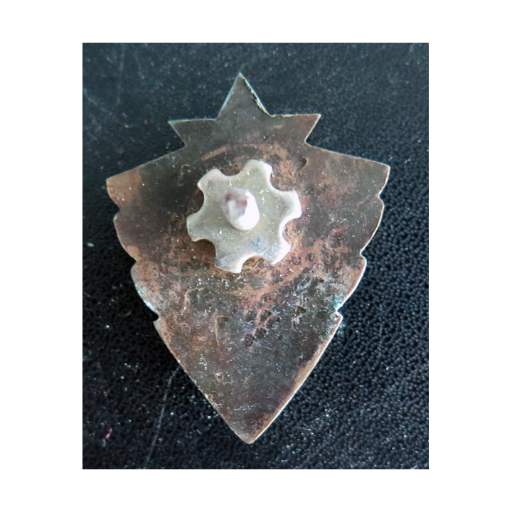 RUSSIE : Souvenir artisanal créé par les soldats à leur libération (à la quille)