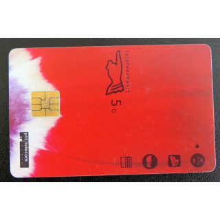 Carte téléphonique Télécarte PTT Telecom 5 G