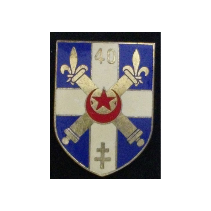 40°RA : 40°RÉGIMENT D'ARTILLERIE (DRAGO)