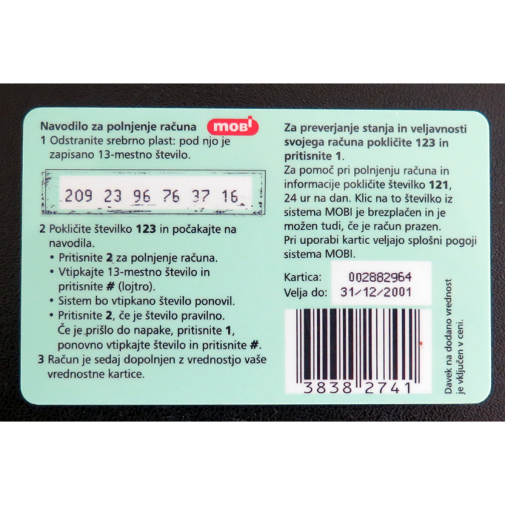 Carte téléphonique Télécarte Polonaise 2500 Sit