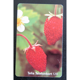 Carte téléphonique Télécarte Danoise Telia Telefonkort 120 unités