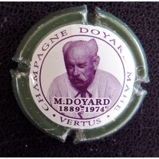 Capsule Muselet de bouteille de champagne DOYARD-MAHE n° 6 contour vert