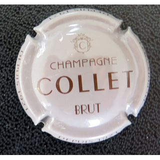 Capsule Muselet de bouteille de champagne COLLET n° 5j gris et marron brut