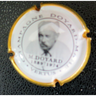 Capsule Muselet de bouteille de champagne DOYARD-MAHE n° 8 contour or