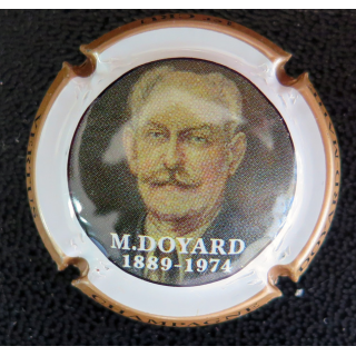 Capsule Muselet de bouteille de champagne DOYARD-MAHE n° 9 contour beige foncé