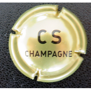 Capsule Muselet de bouteille de champagne COMTE DE SENNEVAL n° 1 Or et noir
