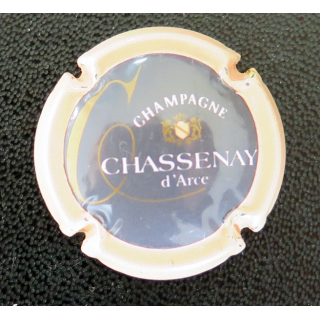 Capsule Muselet de bouteille de champagne CHASSENAY D'ARCE n° 1 Rose et gris