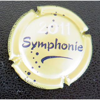 Capsule Muselet de bouteille de champagne CHAVOT-COURCOURT n° 24c Millésime 2011