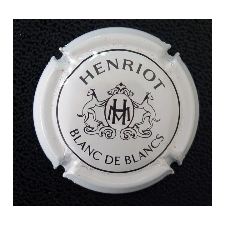 Capsule Muselet de bouteille de champagne HENRIOT n° 52 Blanc de Blancs