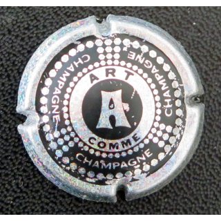 Capsule Muselet de bouteille de champagne GENERIQUE n° 770b A comme Art