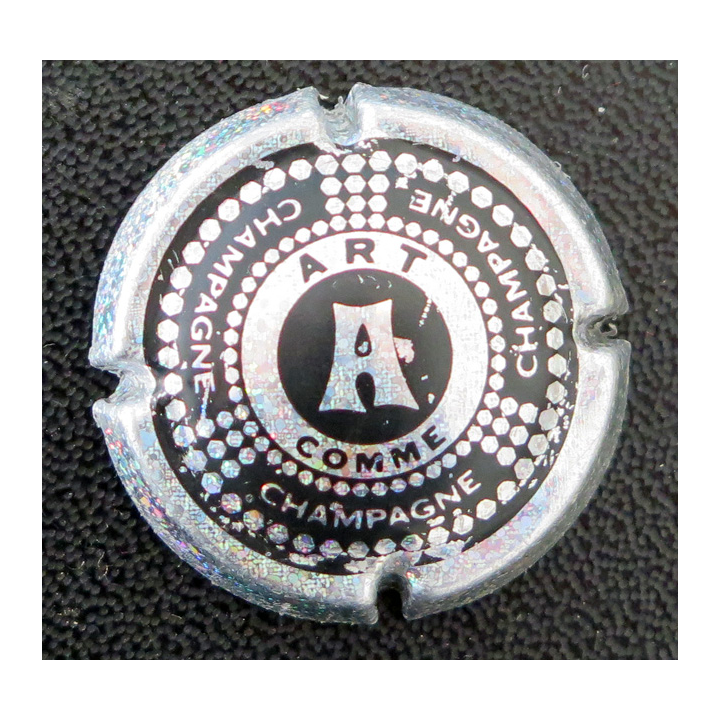 Capsule Muselet de bouteille de champagne GENERIQUE n° 770b A comme Art