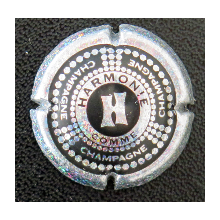 Capsule Muselet de bouteille de champagne GENERIQUE n° 770a H comme Harmonie