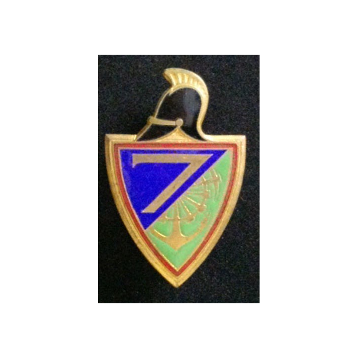 7°RG : 7°RÉGIMENT DU GÉNIE (D 214) ÉMAIL
