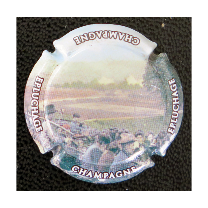 Capsule Muselet de bouteille de champagne GENERIQUE n° 729 épluchage