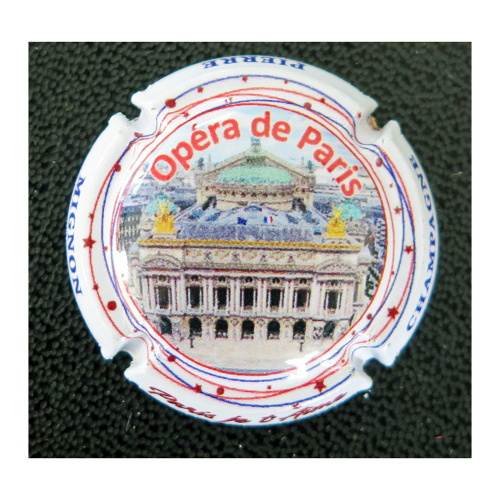Capsule Muselet de bouteille de champagne MIGNON Pierre n° 201f Opéra de paris