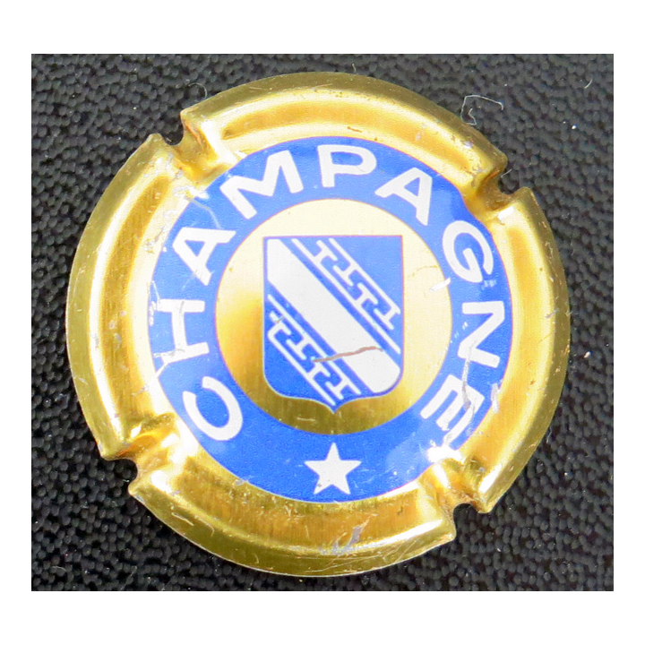 Capsule Muselet de bouteille de champagne GENERIQUE n° 447 Or