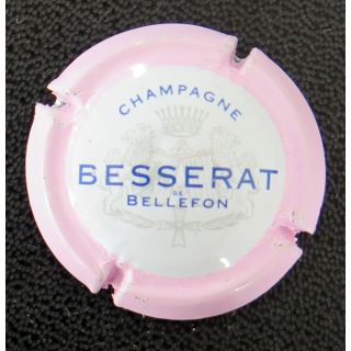 Capsule Muselet de champagne BESSERAT DE BELLEFON n°35c contour rose