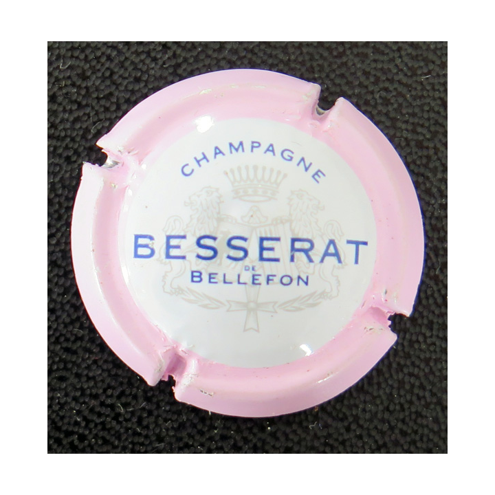 Capsule Muselet de champagne BESSERAT DE BELLEFON n°35c contour rose