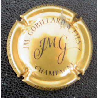 Capsule Muselet de bouteille de champagne GOBILLARD J.M. et Fils n° 29a Or et noir