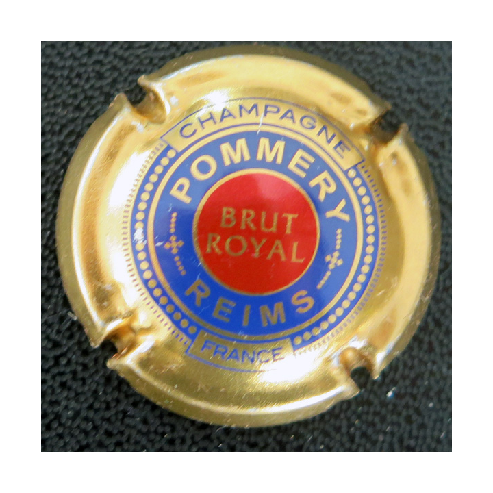 Capsule Muselet de bouteille de Champagne POMMERY n° 117 Brut Royal