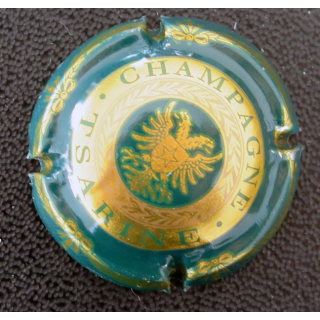 Capsule Muselet de bouteille de champagne TSARINE n° 7 contour vert