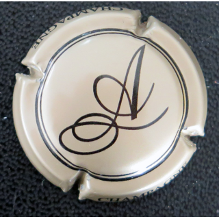 Capsule Muselet de bouteille de champagne AUTREAU n° 15 Gris et Noir