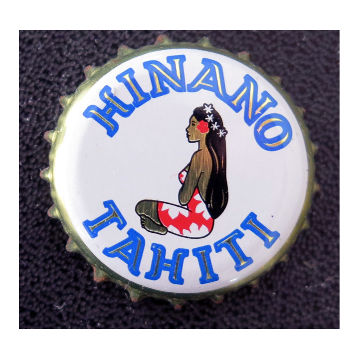 Capsule de bouteille de bière HINANO TAHITI