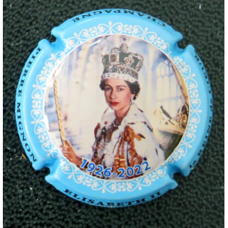 Capsule Muselet de bouteille de champagne MIGNON Pierre n° 255 Reine Elisabeth II