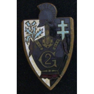 2° régiment du génie de fabrication Drago Paris H. 330 en émail